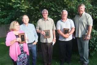 Sharon and Bill Peterson, Frank York, Wayne Closs and Chris Sleeth.